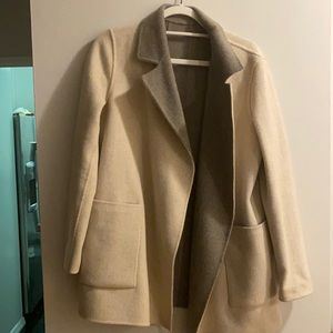 Theory reversible wool cashmere coat